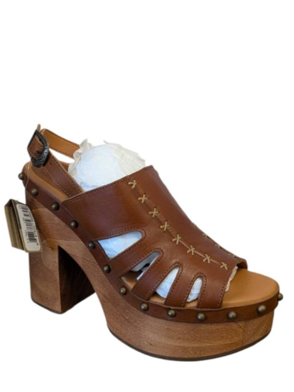 Dingo Gema Women's Dress Sandals Tan, Size 10 - Medium, Leather - O